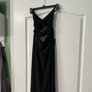 Express Black Backless Women's Dress
